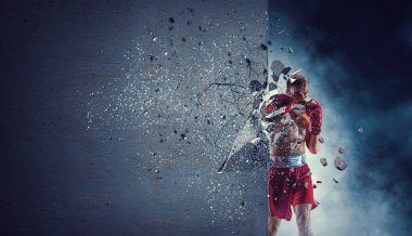 Bu meydan kadar güçlü. Karışık teknik