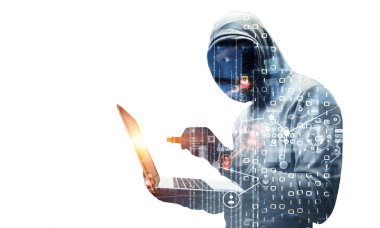 Hacker adam bilgi çalmak