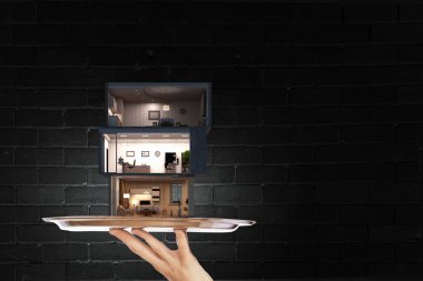 İç senin hayalini gerçekleştirmek. Karışık teknik