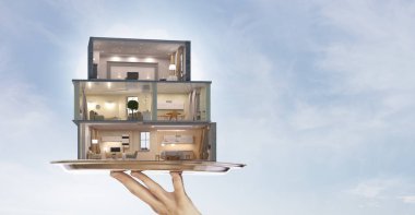 İç senin hayalini gerçekleştirmek. Karışık teknik