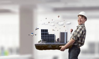 Mimar sunmak onun projesi