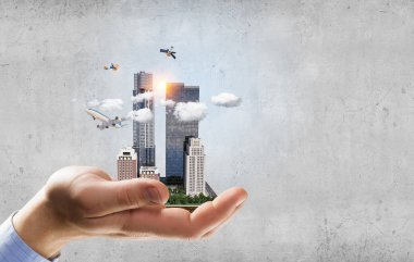 Kentsel inşaat geliştirme. Karışık teknik