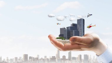 Endüstriyel yapı kavramı. Karışık teknik