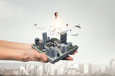 Endüstriyel yapı kavramı. Karışık teknik