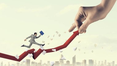 Başarı kadar yükseliyor. Karışık teknik