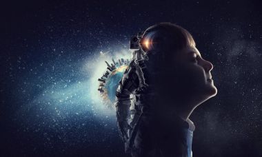 Bu büyük dünya keşfetmek. Karışık teknik