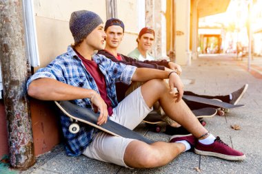 Sokağın molası patenciler