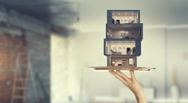 İç senin hayalini gerçekleştirmek. Karışık teknik