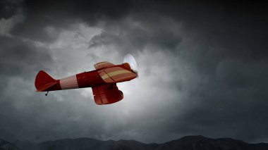 Uçak kazası tehlikesi. Karışık teknik