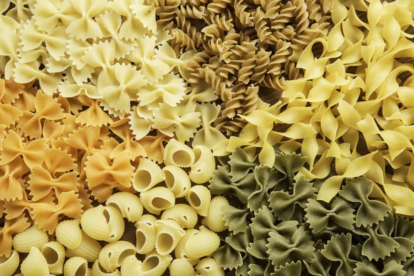 Close of uncooked macaroni — Stock Photo, Image