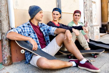 Sokağın molası patenciler