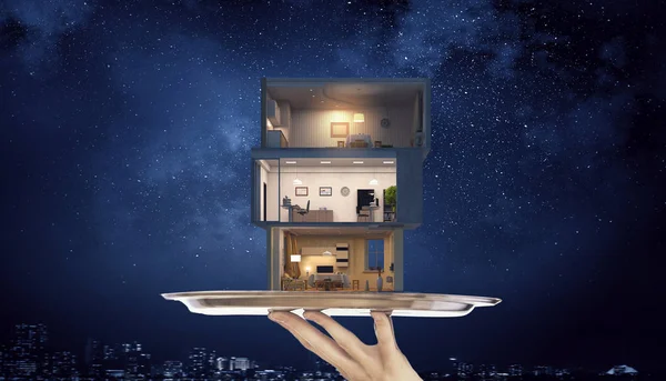 İç senin hayalini gerçekleştirmek. Karışık teknik