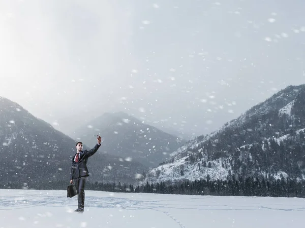 Cold weather is not the reason — Stock Photo, Image