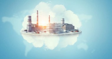 Endüstriyel yapı kavramı. Karışık teknik