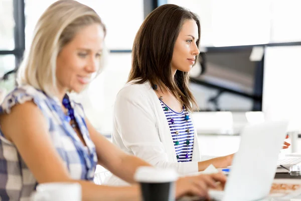 Happy entrepreneur or freelancer in an office or home — Stock Photo, Image