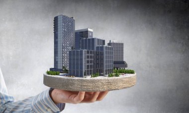 Endüstriyel yapı kavramı. Karışık teknik