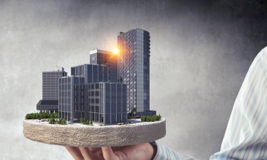 Endüstriyel yapı kavramı. Karışık teknik