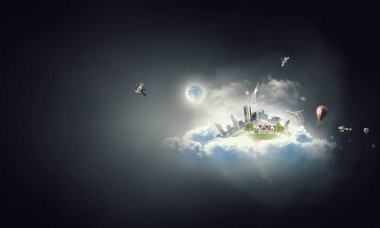 Bizim büyük modern dünya. Karışık teknik