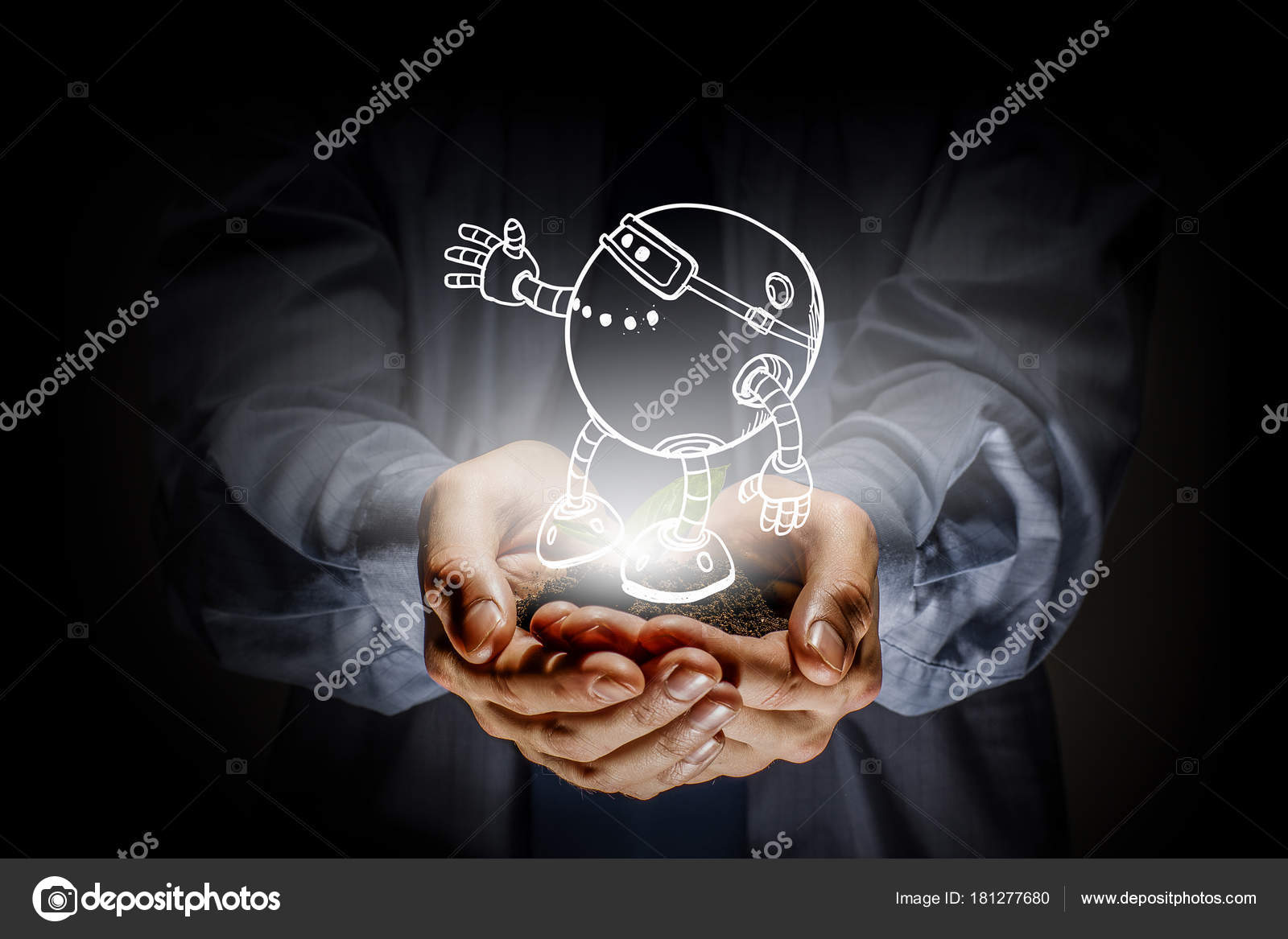 В модель руки робота херсон