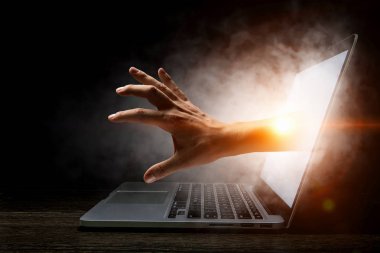 Internet güvenlik anlayışı. Karışık teknik