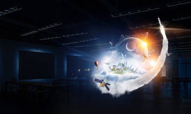 El tüm dünyada. Karışık teknik