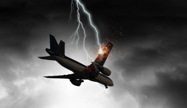 Uçak kazası. Karışık teknik