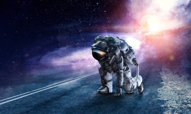 Astronot çalıştırmak başlangıç. Karışık teknik