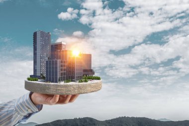 Endüstriyel yapı kavramı. Karışık teknik