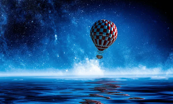 Balón v moři — Stock fotografie