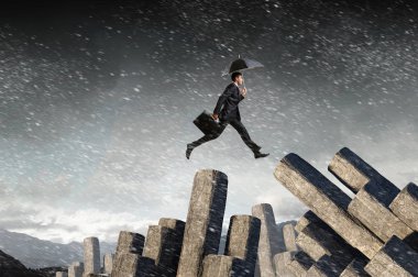 Her meydan okumak hazır. Karışık teknik