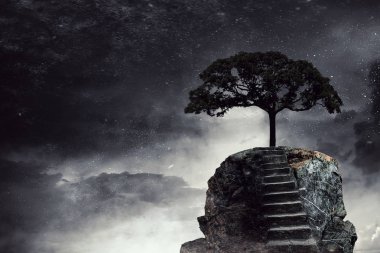 Üstüne alma. Karışık teknik