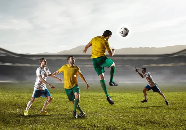 Futbol en iyi anlar. Karışık teknik — Stok fotoğraf