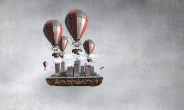 Şehir geliştirme projesi. Karışık teknik