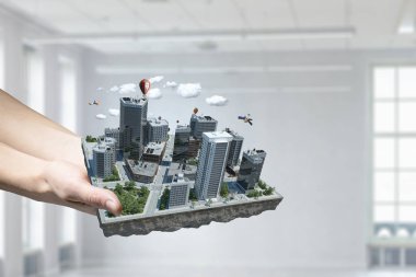 Endüstriyel yapı kavramı. Karışık teknik