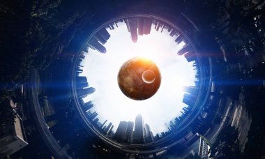 Kocaman bizim dünya. Karışık teknik