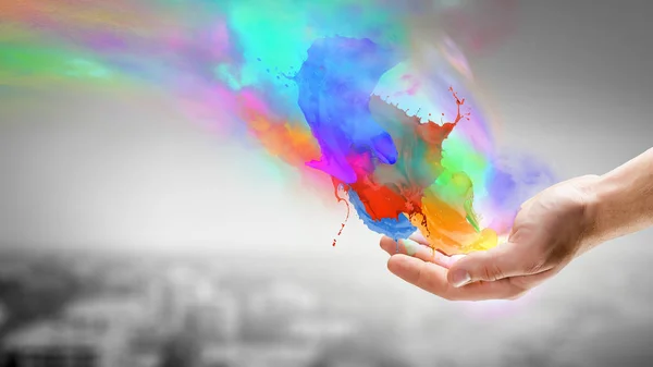 Meer kleuren in je leven — Stockfoto