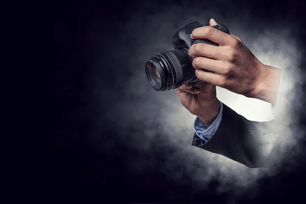 Photo business concept. Mixed media — Stock Photo, Image