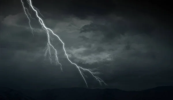 Dramatic thunder background — Stock Photo, Image