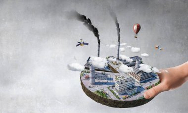 Onun yeni geliştirme projesi. Karışık teknik