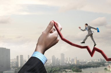 Onun büyüme ve ilerleme. Karışık teknik