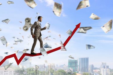 Sonsuz enerji ve madeni eşya kavramı. Karışık teknik