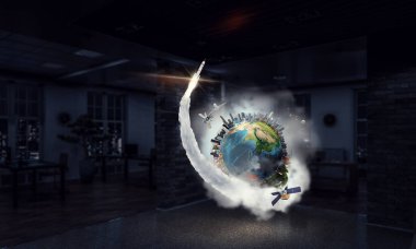 El tüm dünyada. Karışık teknik