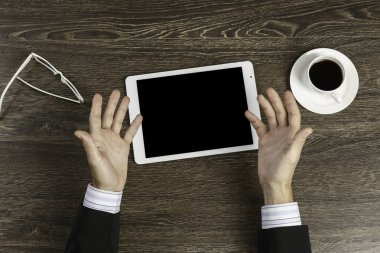 işyerinde iş adamı