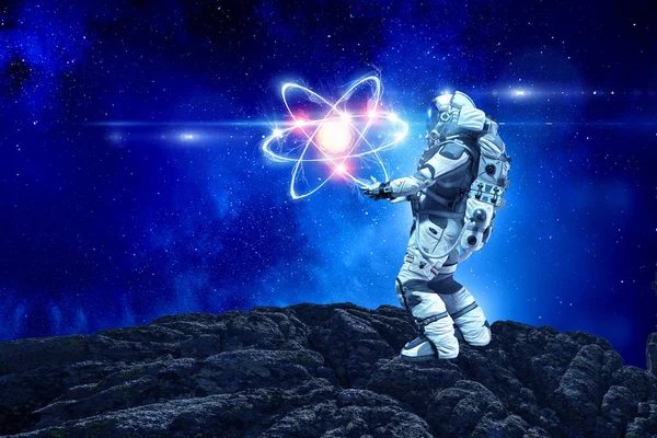 Astronomin som en vetenskap. Mixed media — Stockfoto