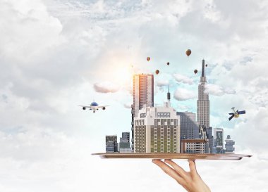 Kentsel İnşaat Fuarı. Karışık teknik