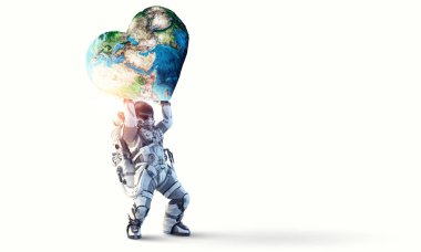 Uzay adamı taşımak büyük gezegen. Karışık teknik