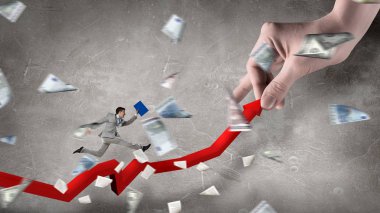 Başarı kadar yükseliyor. Karışık teknik