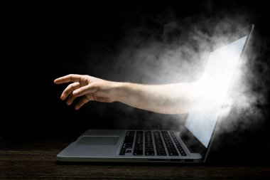 Internet güvenlik anlayışı. Karışık teknik