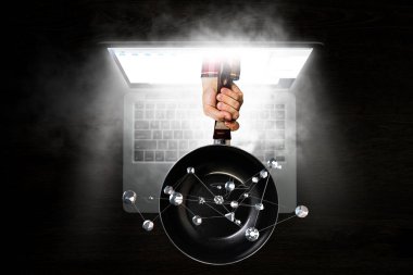 El öğeleri. Karışık teknik