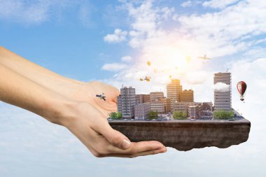 Kentsel inşaat geliştirme. Karışık teknik